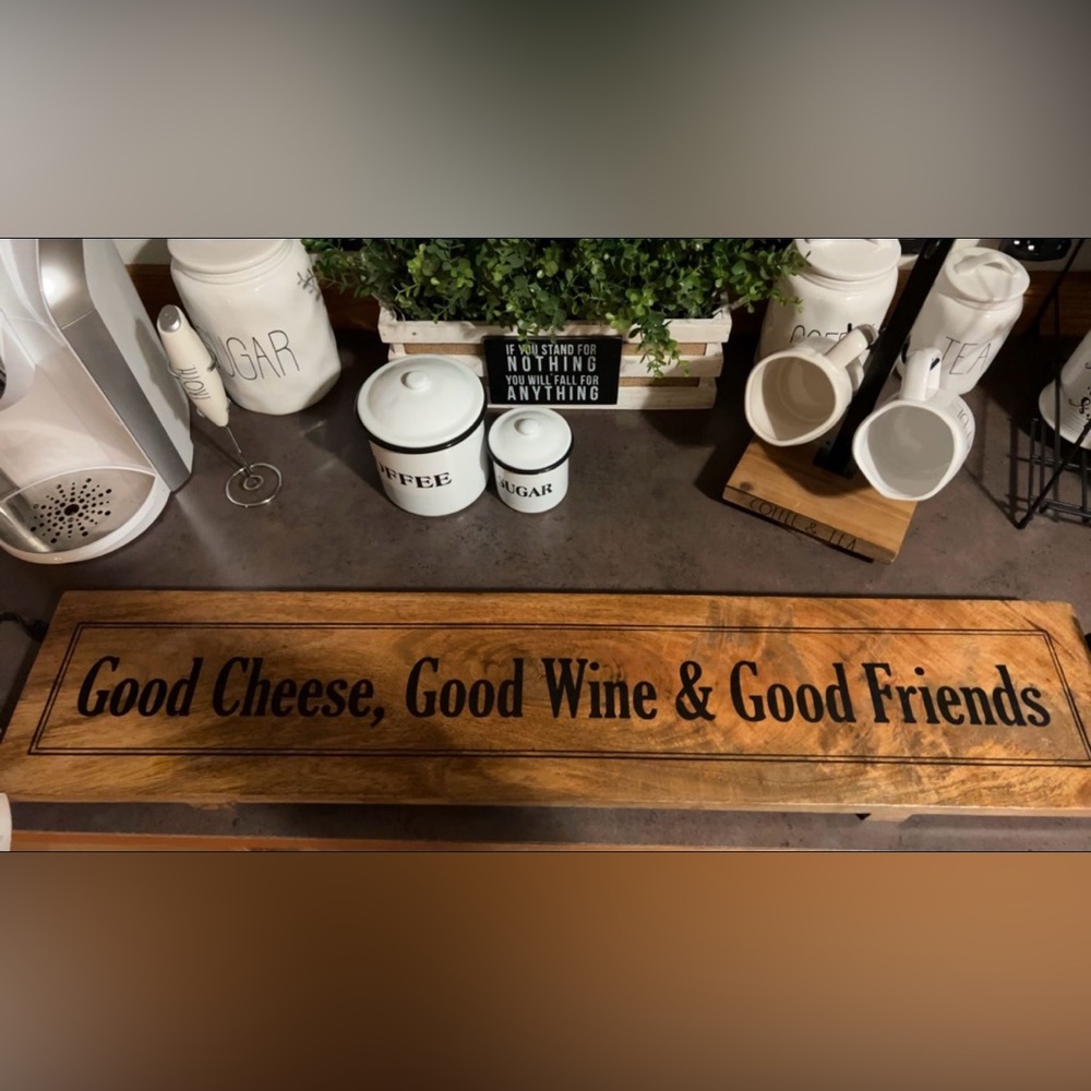 NWT Wine and cheese cutting board